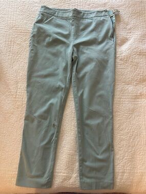 TALBOTS CHATHAM ANKLE PANTS baby blue, size 8 good condition